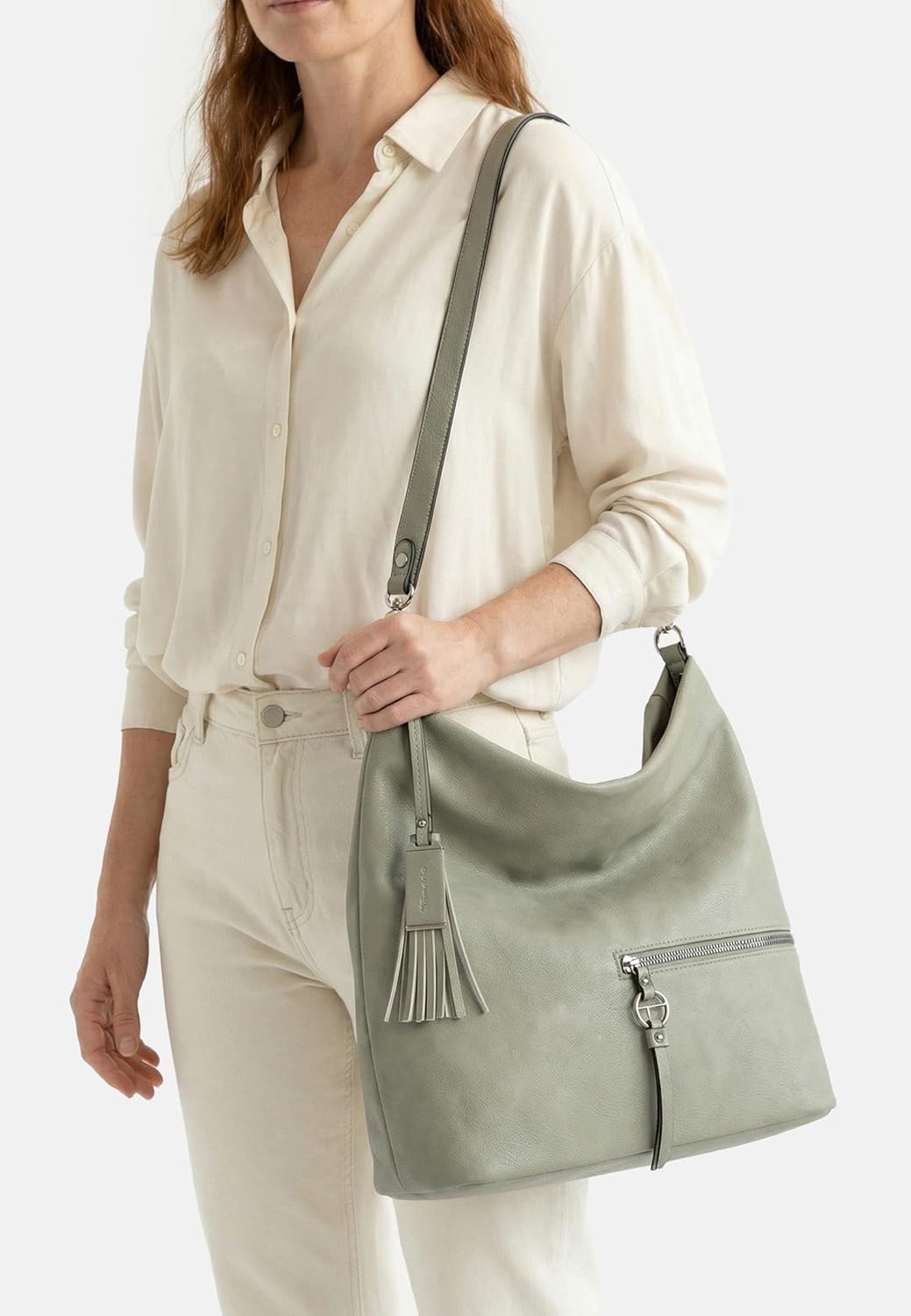 Tamaris Beutel TAS Nele 32802 Damen Handtaschen Uni Einheitsgrösse Blue 500, Einheitsgrösse Blue 500