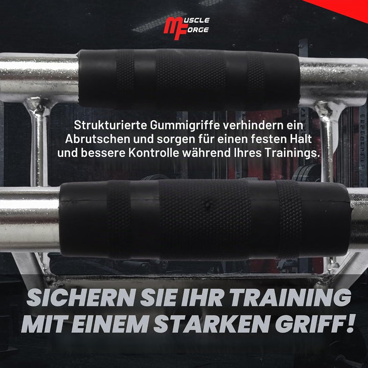 MuscleForge® Aufsatz für Latzug, Seilzug, Griff mit Drehbarem für Kabelmaschine, Kabelzug Griff für