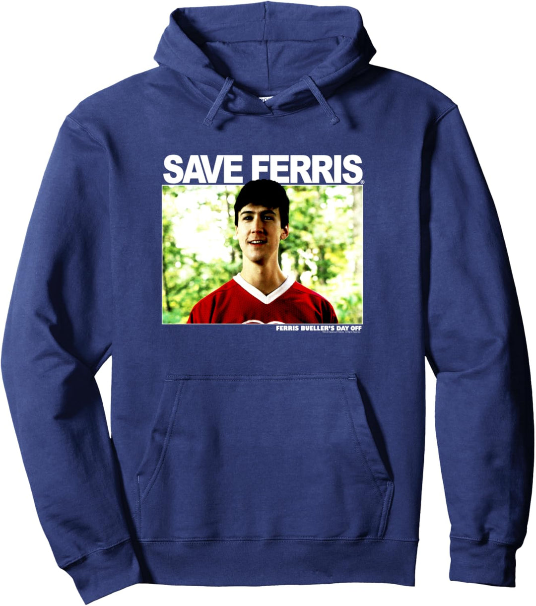 Ferris Bueller's Day Off Cameron Save Ferris Photoreal Pullover Hoodie