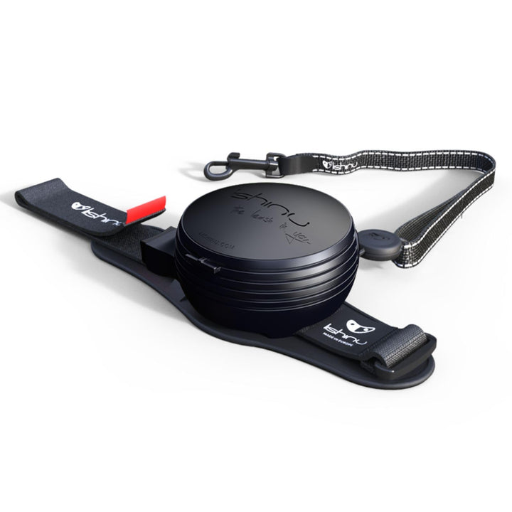 Lishinu3 Hundeleine mit Full-Stop L (13-40kg) schwarz
