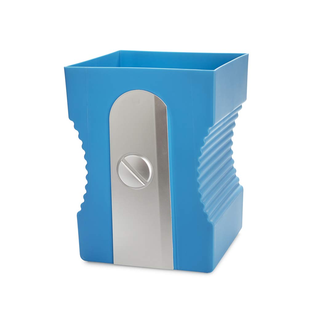 balvi Papierkorb Sharpener Farbe Blau Papierkorb in Form eines Bleistiftspitzers ABS-Kunststoff/Poly