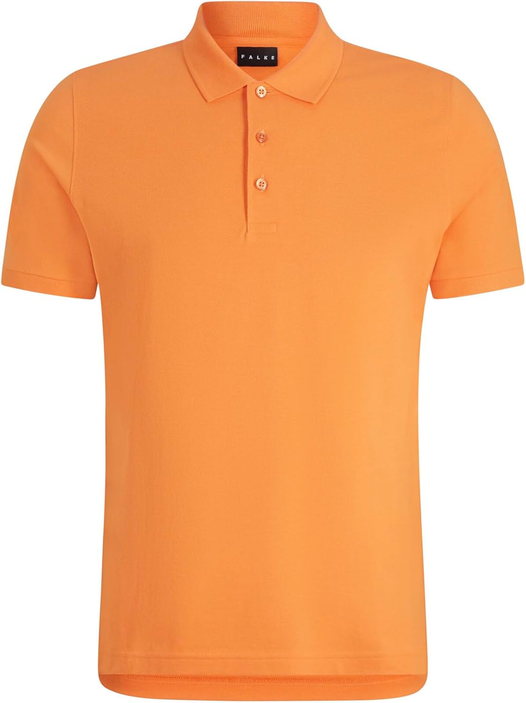FALKE Herren Basic Polo Shirt Piqué Polohemd weich hautfreundlich atmungsaktive Baumwolle 1 Stück M
