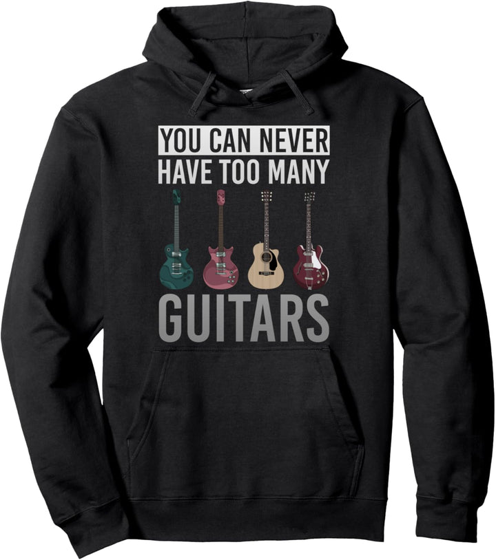 Musik Musiker Gitarrist Musikinstrument Lustiges Gitarre Pullover Hoodie
