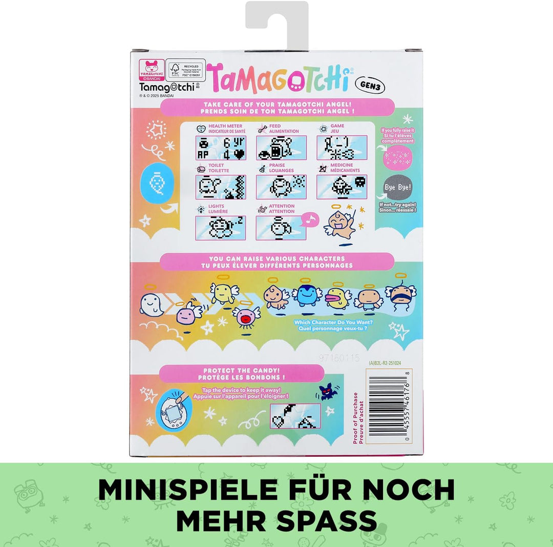 Bandai – Tamagotchi Original – Angel Flower Bouquet – Elektronisches Virtuelles Haustier mit LCD‑Bil