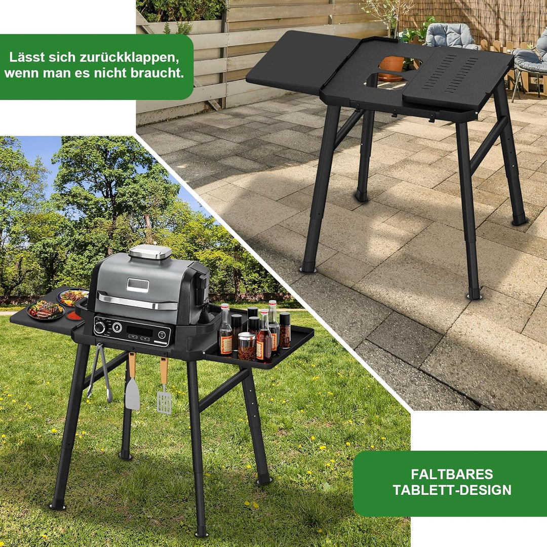 Grillständer für Ninja Woodfire Aussenbereich Grill - Elektrischer Aussenbereich BBQ Grill höhenvers