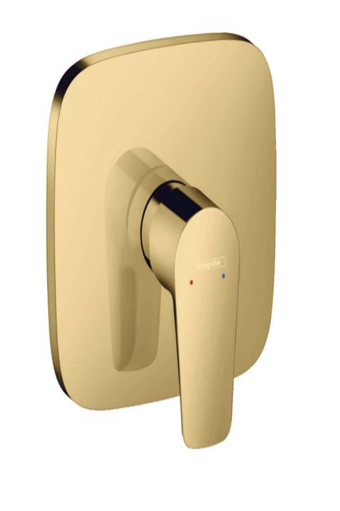 hansgrohe Duscharmatur Talis E, Unterputz Einhebel-Wannenmischer, Polished Gold Optik Polished Gold
