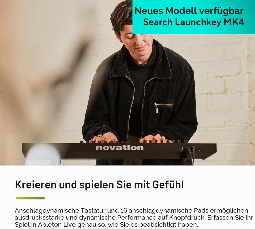 Novation Launchkey 49 [MK3] MIDI-Controller-Keyboard – Nahtlose Integration in Ableton Live. Akkordm