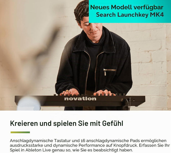 Novation Launchkey 49 [MK3] MIDI-Controller-Keyboard – Nahtlose Integration in Ableton Live. Akkordm