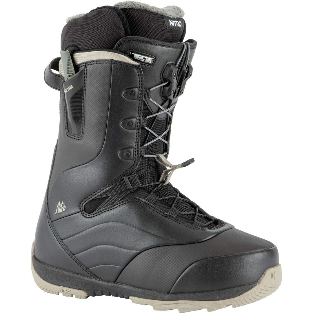 Nitro Snowboards Damen Crown TLS '21 All Mountain Freeride Freestyle Schnellschnürsystem Boot Snowbo
