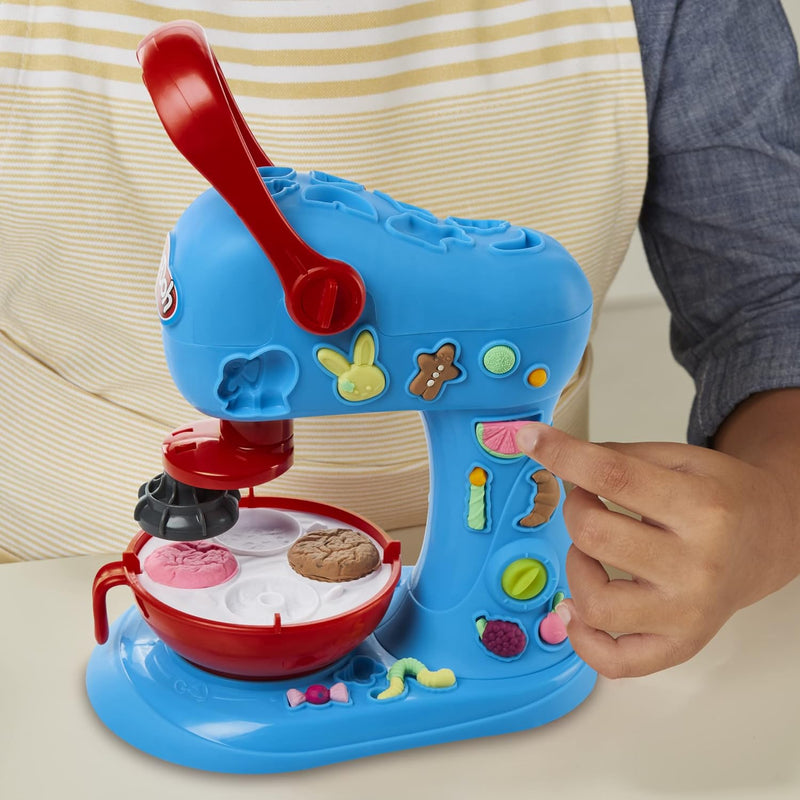 Play-Doh Kitchen Creations Küchenmaschine und Plätzchen-Party Spielset für Kinder ab 3 Jahren mit 15