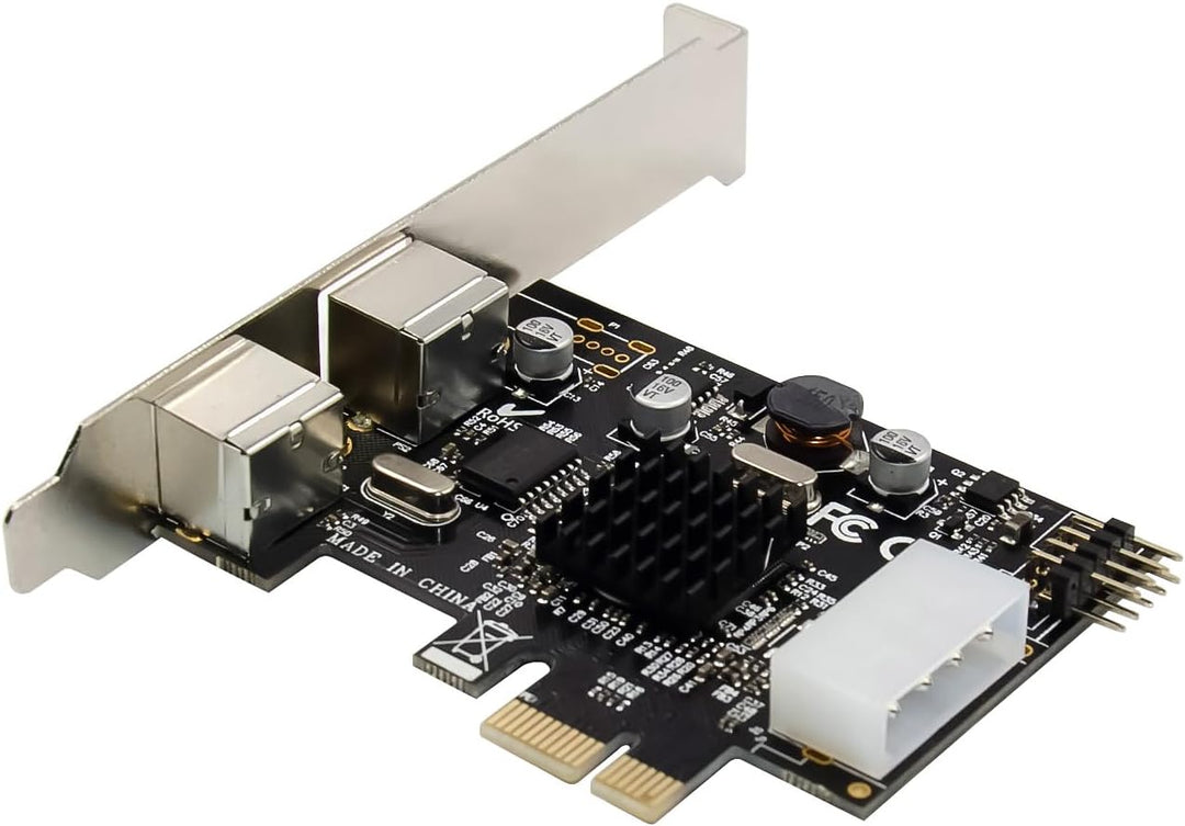 InLine PCIe Schnittstellenkarte, 2X PS/2, USB 2.0 Pfostenstecker intern, Tastatur & Maus Adapter, MC