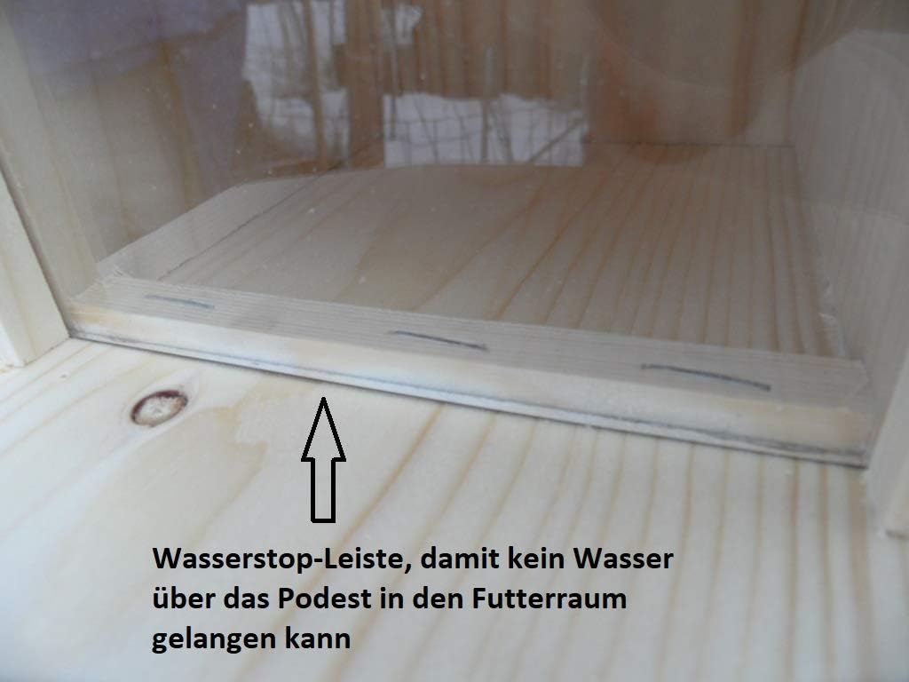 Eichhörnchen Futterhaus Futterstation Witterungsbeständig geflammt FutterautomatMade in Germany (Bay