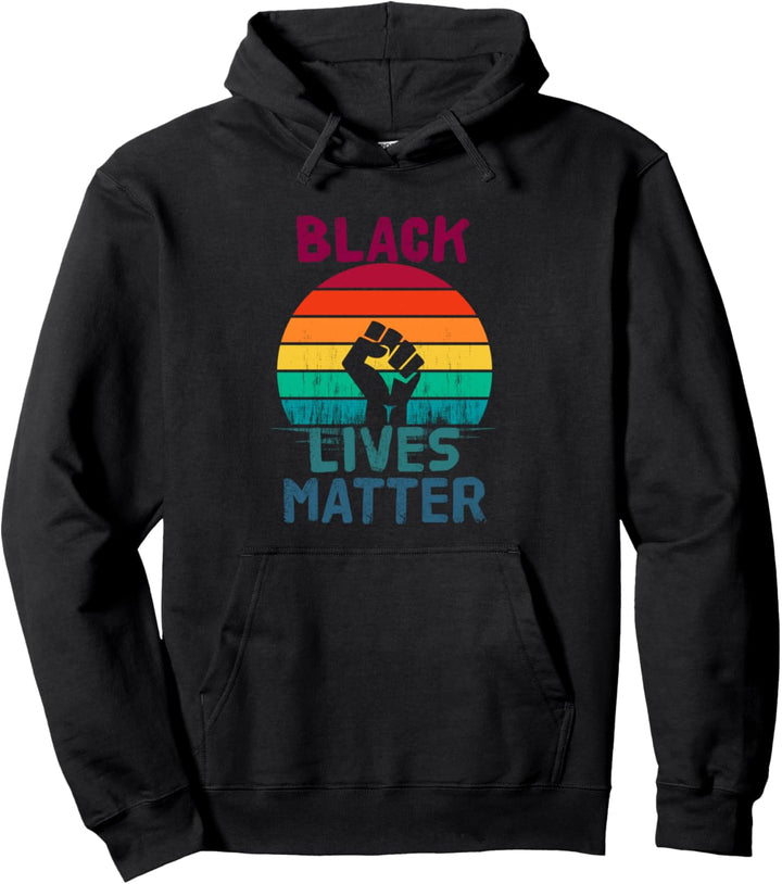 Black Lives Matter Anti-Rassismus Gleichstellung Black History Month Pullover Hoodie