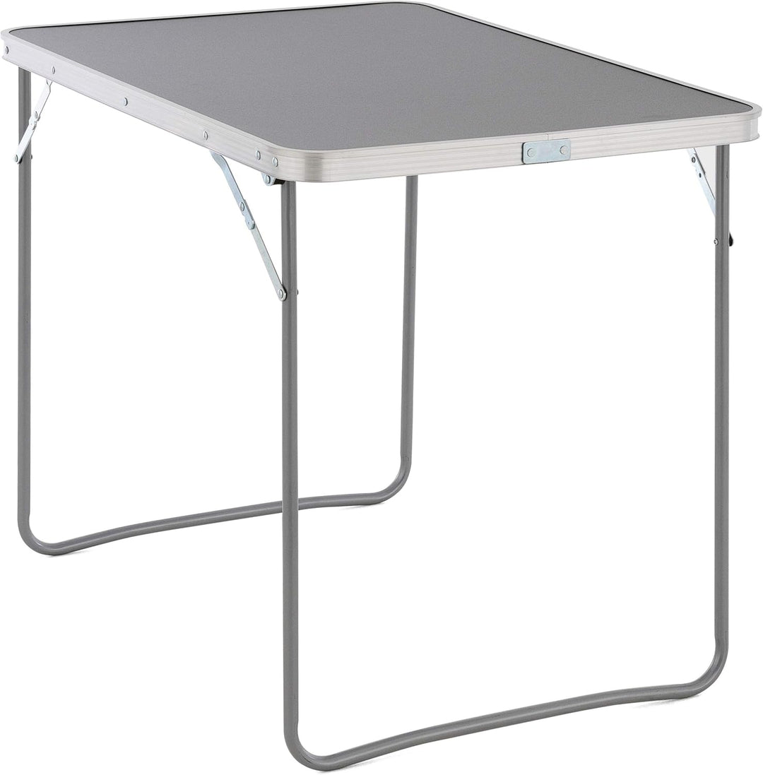 SONLEX Camping-Tisch Outdoor-Tisch grau klappbar mit Tragegriff 80x60x70 cm faltbar leicht Klapptisc
