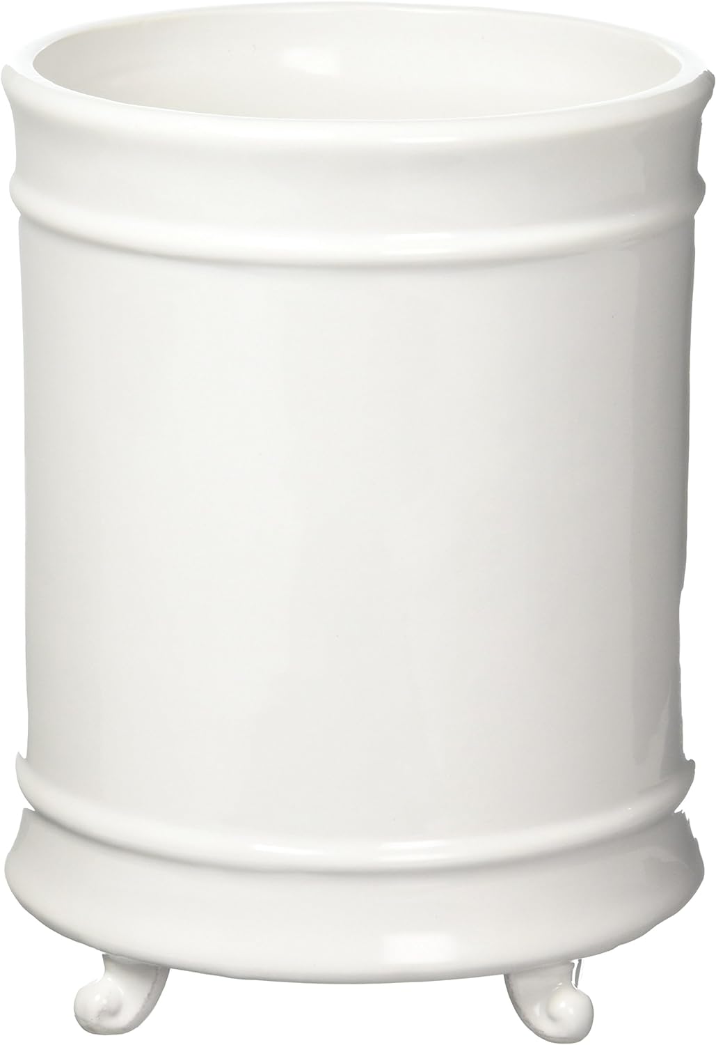 Mud Pie 4581006 Circa Utensilienhalter aus Keramik, Utensilien, Utensilien