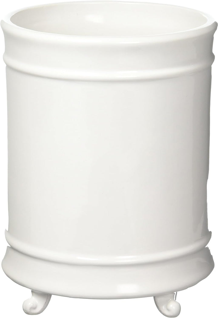 Mud Pie 4581006 Circa Utensilienhalter aus Keramik, Utensilien, Utensilien