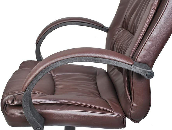 MALATEC Bequeme Bürostuhl Chefsessel Drehstuhl Ergonomischer Schreibtischstuhl mit Kunstlederbezug S