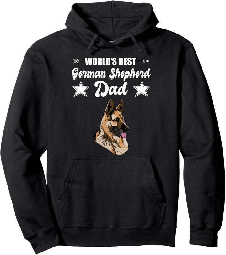 Herren Weltbester Deutscher Schäferhund Papa Pullover Hoodie