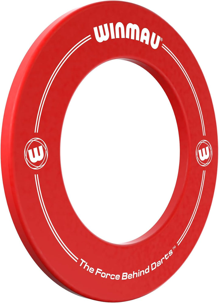 WINMAU Unisex – Erwachsene Printed Dartboard Surround Standard Red, Standard Red