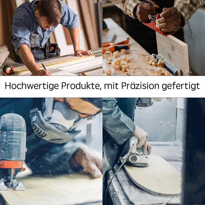 Holz Balance Board mit Rolle & Halbkugel - Balancierbrett für Gleichgewichtstraining - Erwachsene -