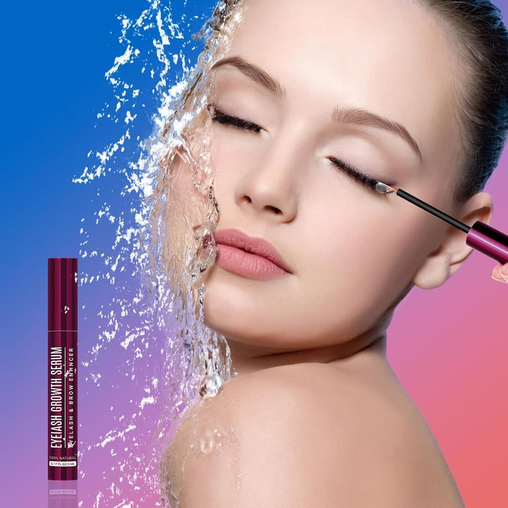 Wimpernserum Ohne Hormone, Wimpernwachstumsserum Hormonfrei - Natürliches Lash Serum für Längere &amp; K