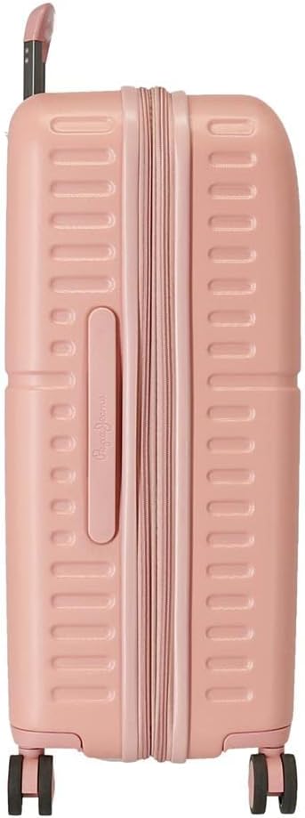 Pepe Jeans Chest Koffer, mittelgross, Rosa, 48 x 70 x 28 cm, starr, ABS-Verschluss, integriert, 79 l