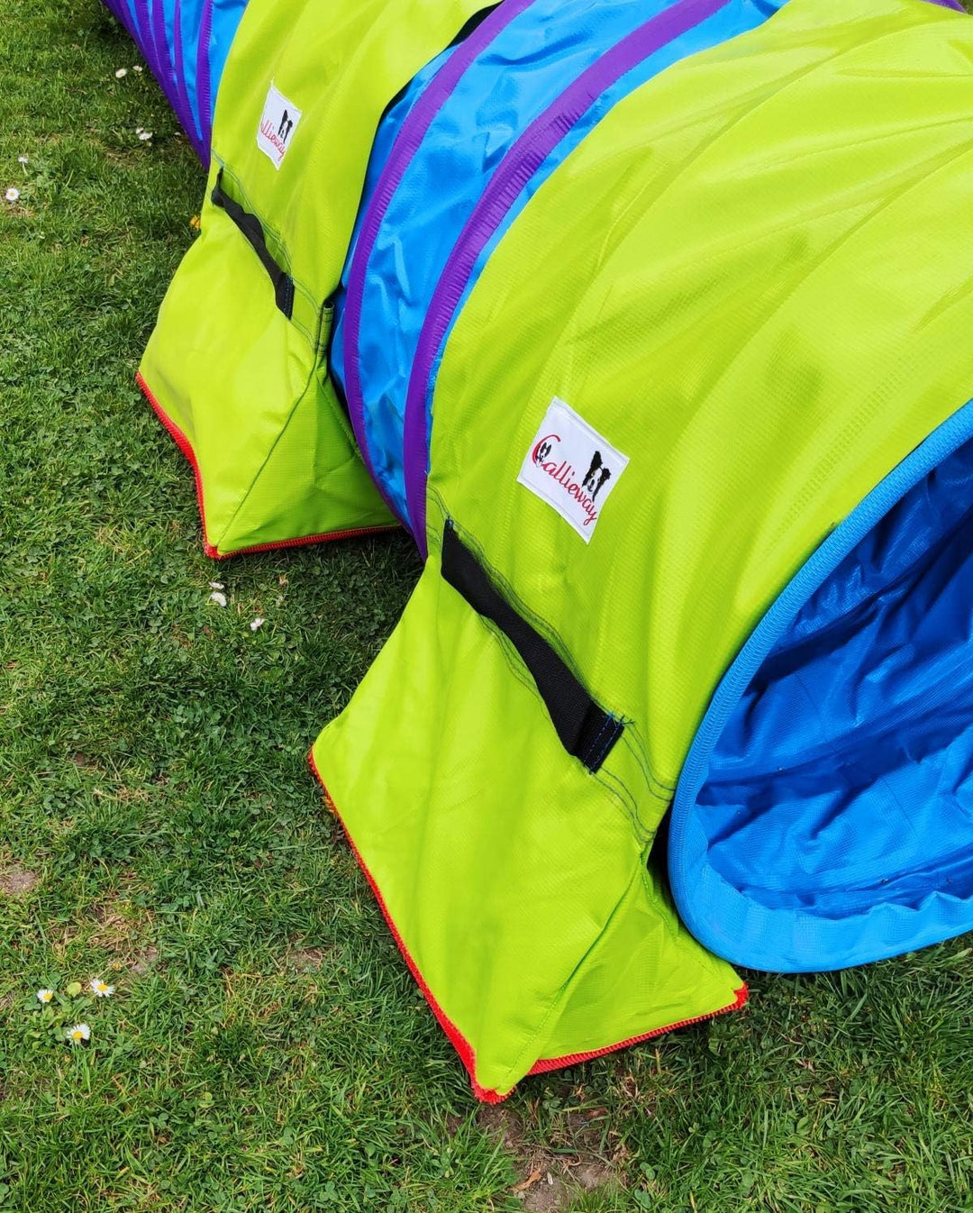 Callieway Premium Dog Agility Tunnel Stützsandsack (Doppelpack) mit Anti-Rutschsystem für Agility Tu