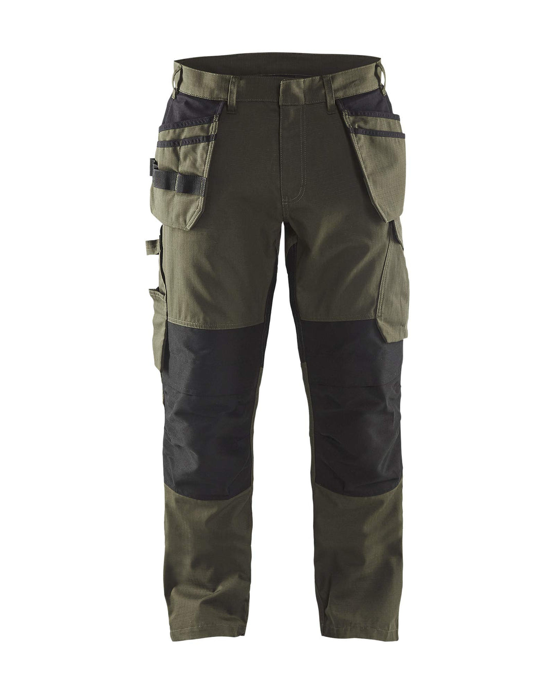 Blakläder 149613304599C52 Service Bundhose mit Nageltaschen Grösse in Olivegrün/Schwarz, C52 52 Dark