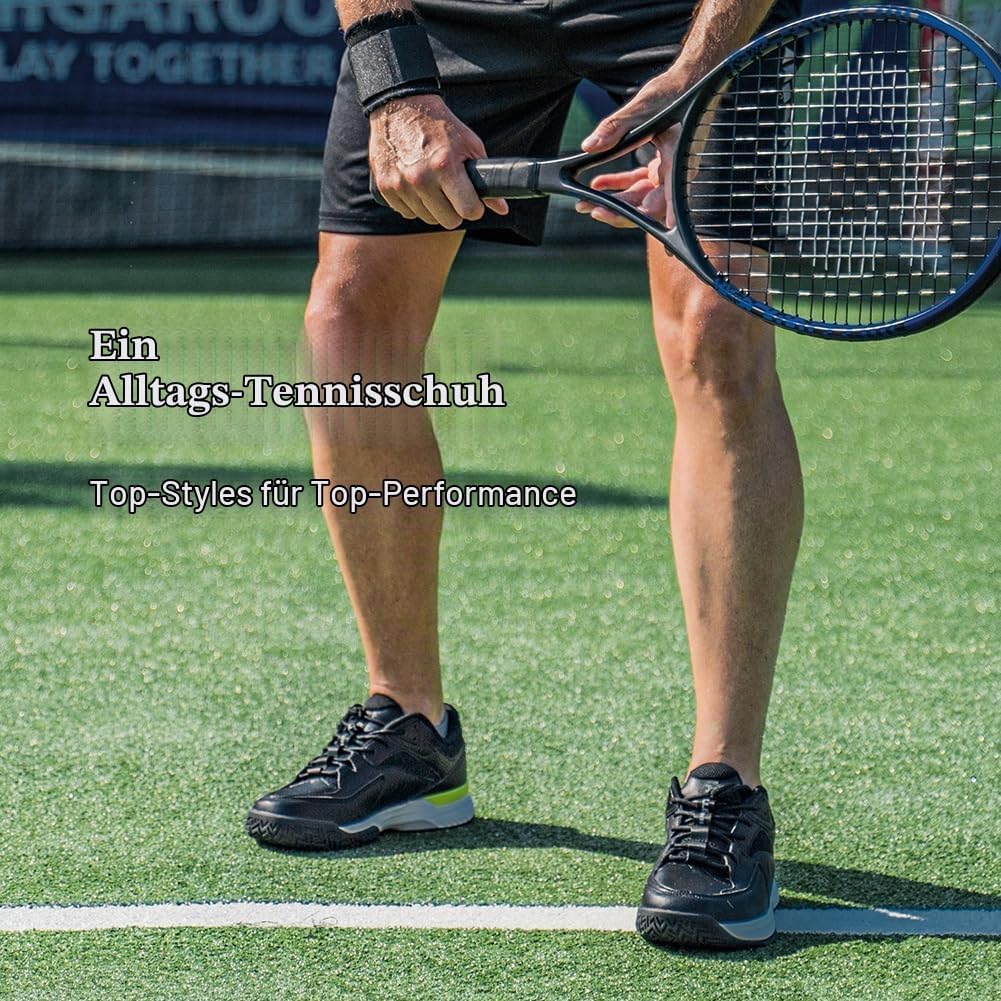 FitVille Extra Weit Tennisschuhe Damen Breit Hallenturnschuh Atmungsaktiv Training Schuhe für Tenni