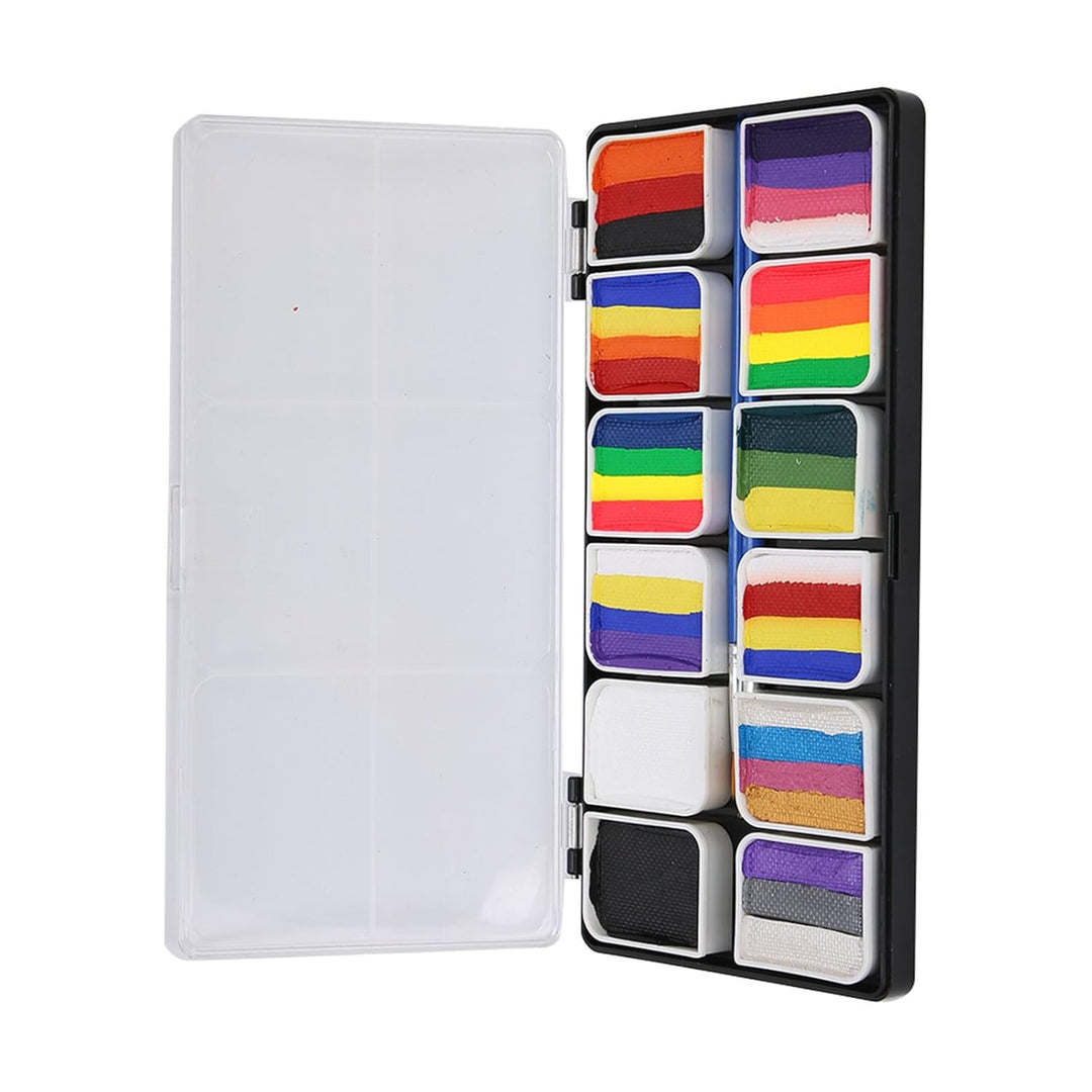 Gesicht Körperfarbe Pigment, Professionelles 12 Farben Wasserbasierte Körperkunst Gesicht Farbe Kit