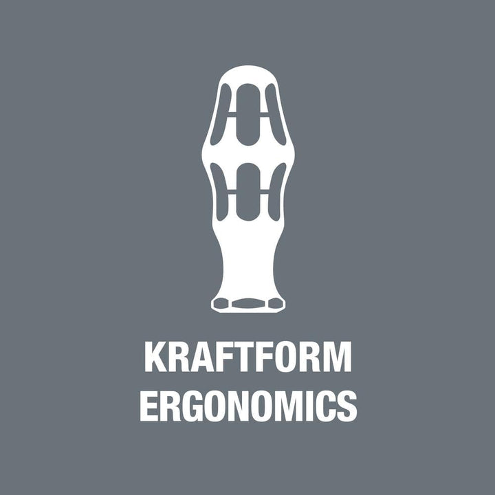 Wera 977/6 Torx Schraubendrehersatz Kraftform Wera: Der Schraubmeissel + Rack, 6-teilig, 05024410001