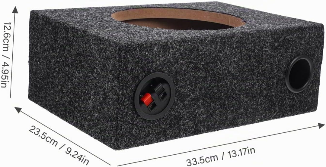 BESTOYARD 8-Zoll Subwoofer Kasten für Single Cab Autos Versiegeltes Gehäuse mit Teppichboden für Ver