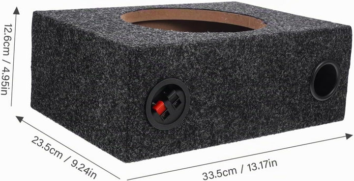 BESTOYARD 8-Zoll Subwoofer Kasten für Single Cab Autos Versiegeltes Gehäuse mit Teppichboden für Ver