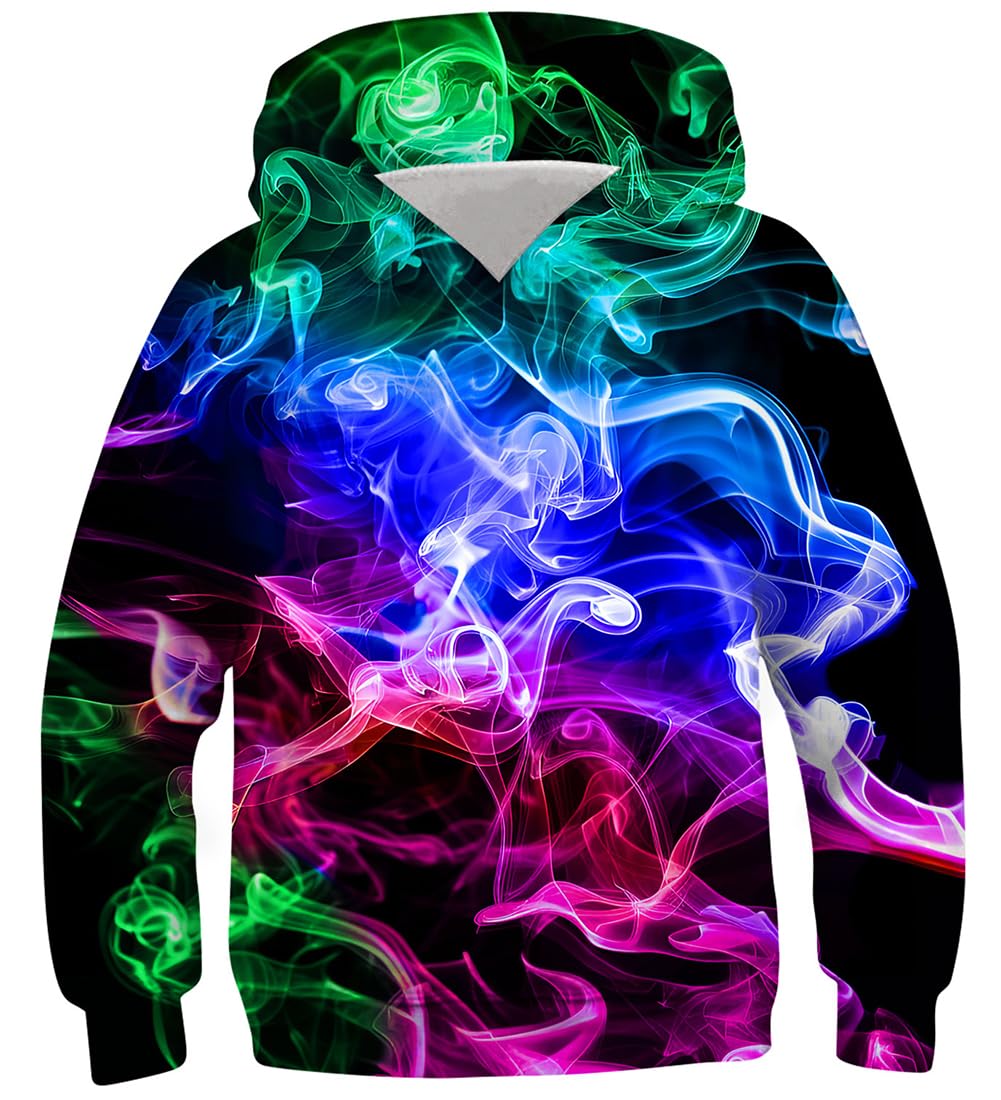 Fanient Kinder Junge Mädchen Hoodies 3D Drucken lebendige Tier Cartoon Grafik Sweatshirt Tasche Pull