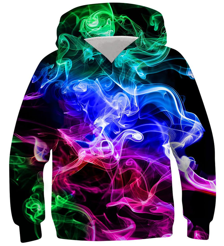 Fanient Kinder Junge Mädchen Hoodies 3D Drucken lebendige Tier Cartoon Grafik Sweatshirt Tasche Pull