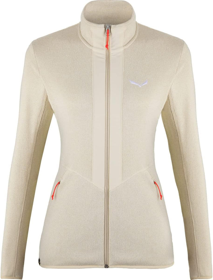 Salewa Damen Rocca 2 Polarlite Fleece Women Jacke (1er Pack) 48 Oatmeal Melange, 48 Oatmeal Melange
