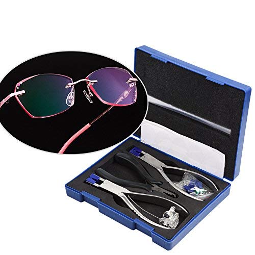 Randlose Brillengestell Brillenzange,Silhouetten Optische Brillenpinzier Reparatur Demontage Werkzeu