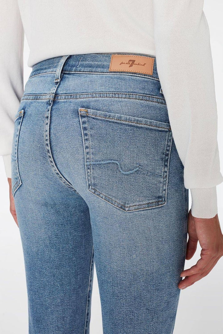 7 For All Mankind Damen Roxanne Ankle Luxe Vintage Jeans 24 Light Blue, 24 Light Blue