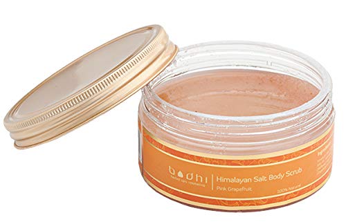 BODHI® Körperpeeling Himalaya-Salz & Grapefruit / 250 ml, bio & vegan, 98% natürlich, Himalaya-Salz