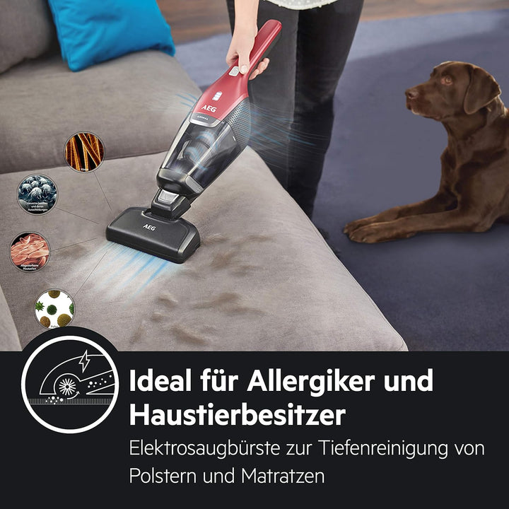 AEG ErgorapidoCX7-2-45AN 2in1 AkkuStaubsauger/beutellos/inklTierhaardüse/bis zu 45 Min.Laufzeit/frei