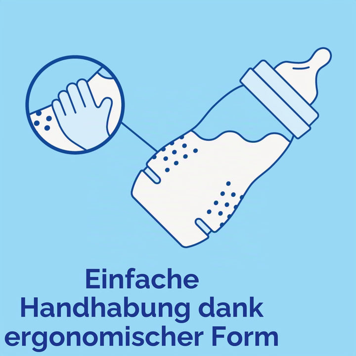 MAM Easy Active 6 Monate und älter, Farbe Sand (330 ml), mit Silikonsauger, ultraschneller X-Geschwi