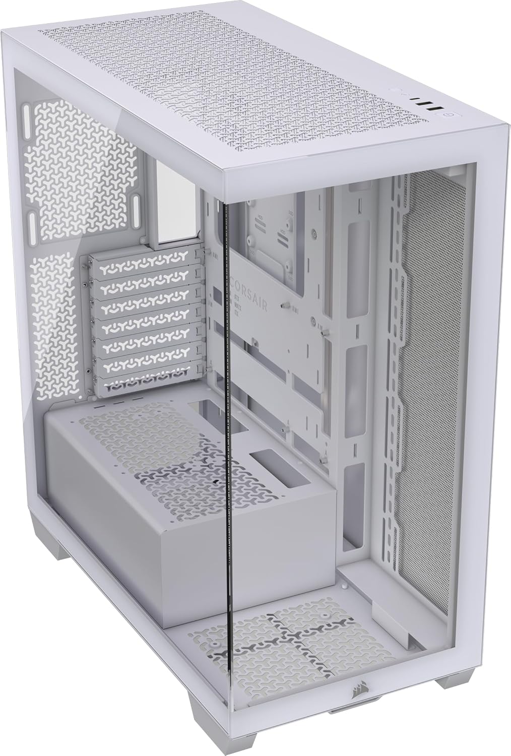 CORSAIR 3500X Mid-Tower ATX PC-Gehäuse - Gehärtetes Panorama-Glas - Umgekehrte Verbindung Motherboar