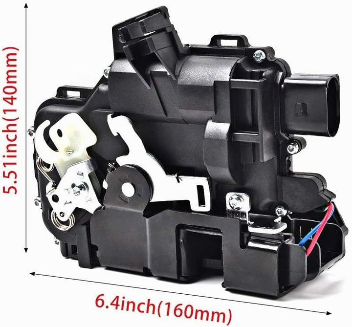 OTUAYAUTO Türschloss Vorne Links für Golf 4 Passat 3B, Schloss Stellmotor mit Zentralverriegelung 3B