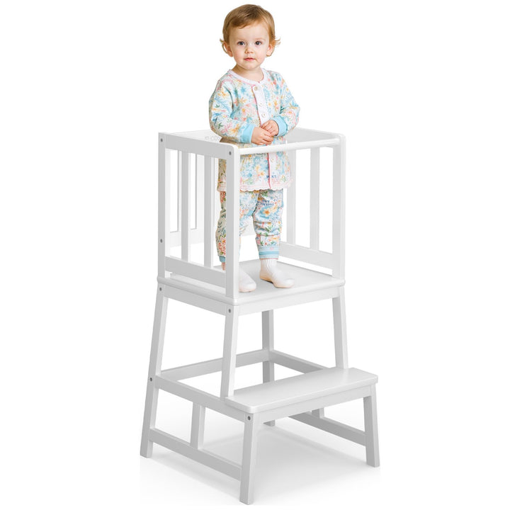 COSYLAND Lernturm ab 1 Jahr – Montessori Learning Tower für Kinder – Sicherer Kinder Lernturm ab 2 J
