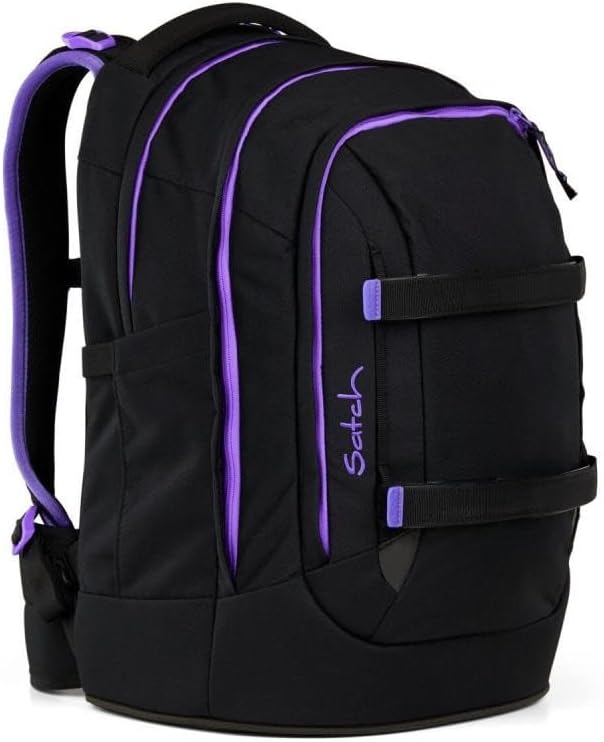 Satch Pack Pencil Slider Light Edition Schulrucksack Set 3tlg. inkl. Sportbeutel (Purple Phantom), P