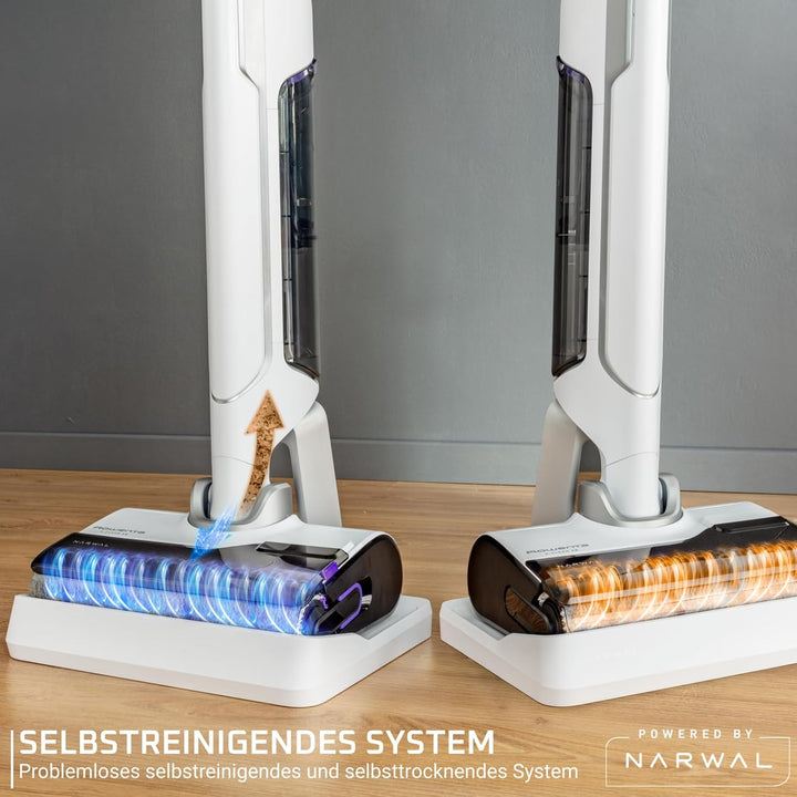 Rowenta X-Clean 10, kabelloser Akku-Nass-Trockensauger, Saugwischer selbstreinigend und -trocknend,
