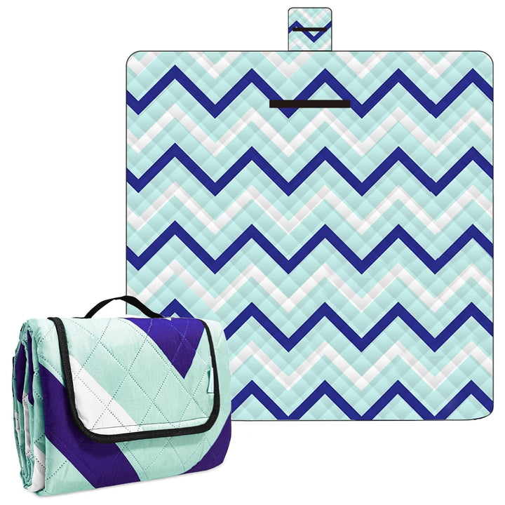 Waschbar Picknickdecke Wasserdicht Isoliert, Strandmatte Gepolstert Faltbar, Large Picnic Blanket Wa