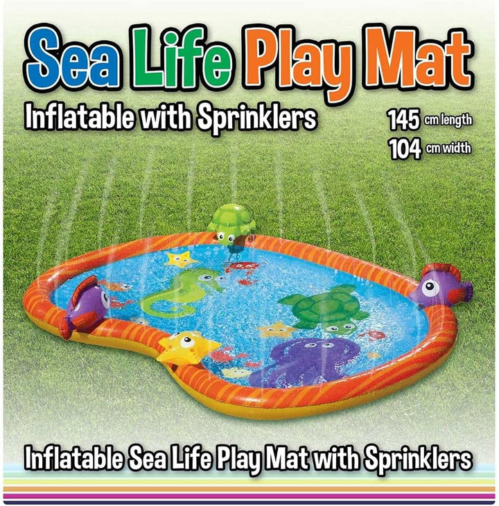 Wasserspielmatte, langlebig, tragbar, aufblasbar Sprinkler Pad Sprinkle und Splash Planschbecken Som