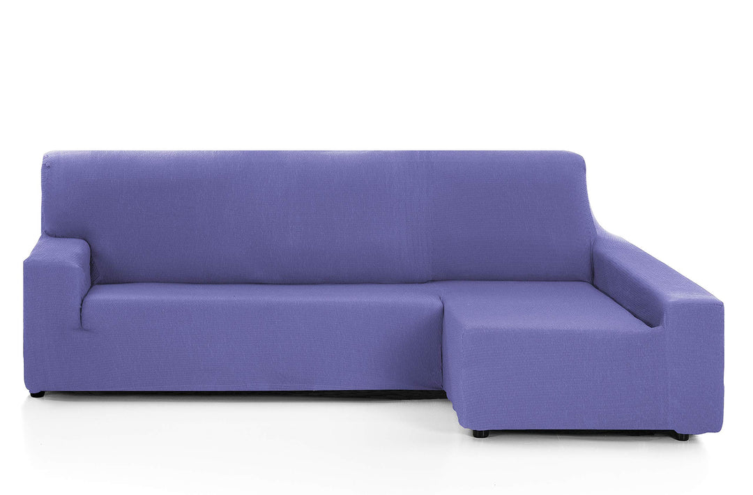 Martina Home - Elastischer Bezug für Sofa, Modell Túnez, Eckteil rechts, Stoff, Lila, 3-Sitzer, BRAZ