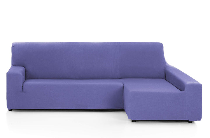 Martina Home - Elastischer Bezug für Sofa, Modell Túnez, Eckteil rechts, Stoff, Lila, 3-Sitzer, BRAZ